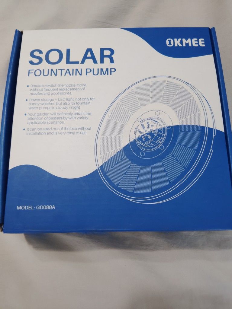 Okmee Solar Fountain Pump