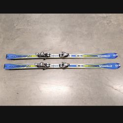 Volkl Vectris V10 184cm Skis Made in Germany with Salomon S8/10 Bindings