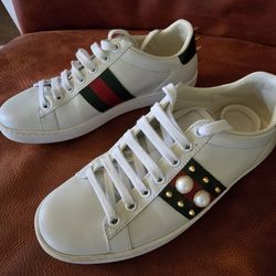 Gucci Ace Studded Trainers