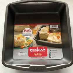 Good Cook Premium Non Stick 8” X 8” Square Pan - NEW