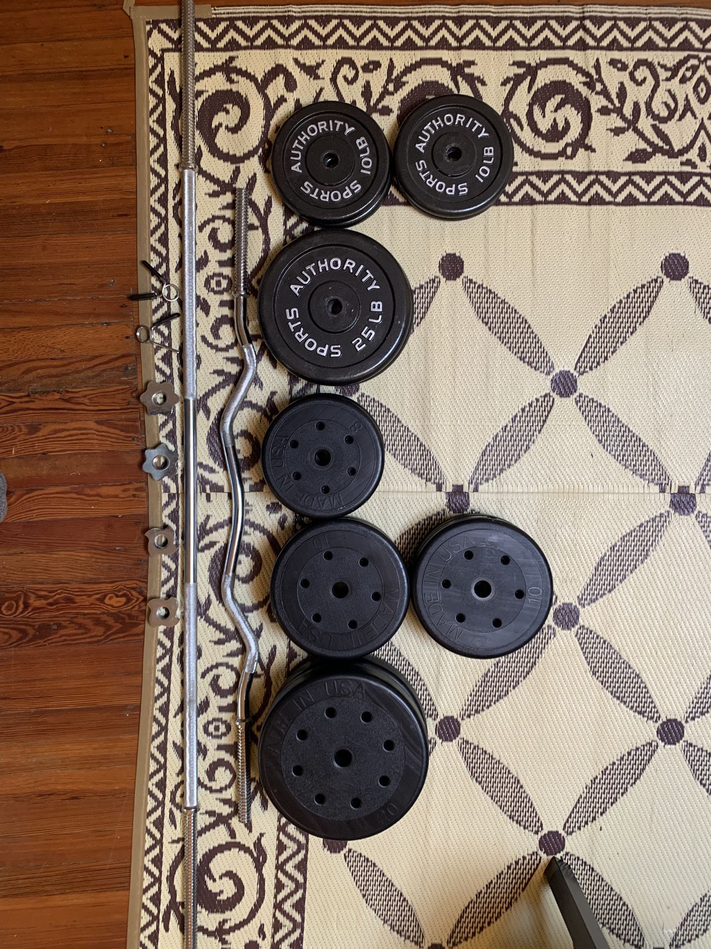 Barbell & EZ Curl Set