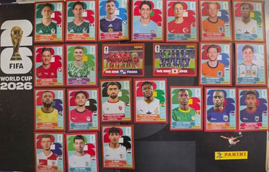 TRADING red border WC Stickers