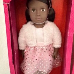 New Our Generation Doll Riya some wear to the outside of the box