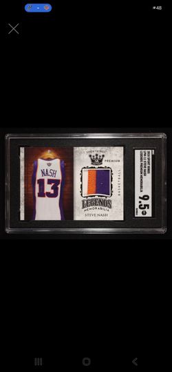 Steve nash worn patch game card