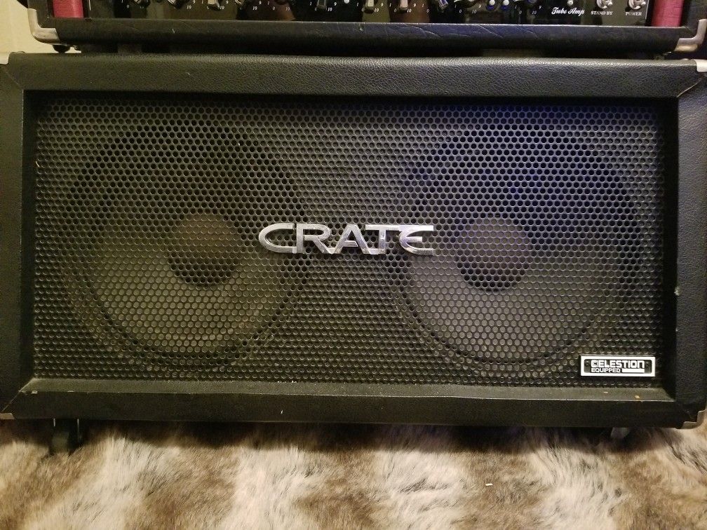 Guitar cab 2x12 Crate Gt212S Celestion