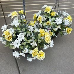 Artificial Flowers With Hangers!