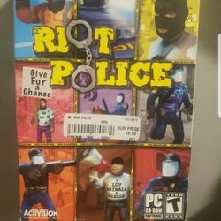 Riot Police Big Box PC Game