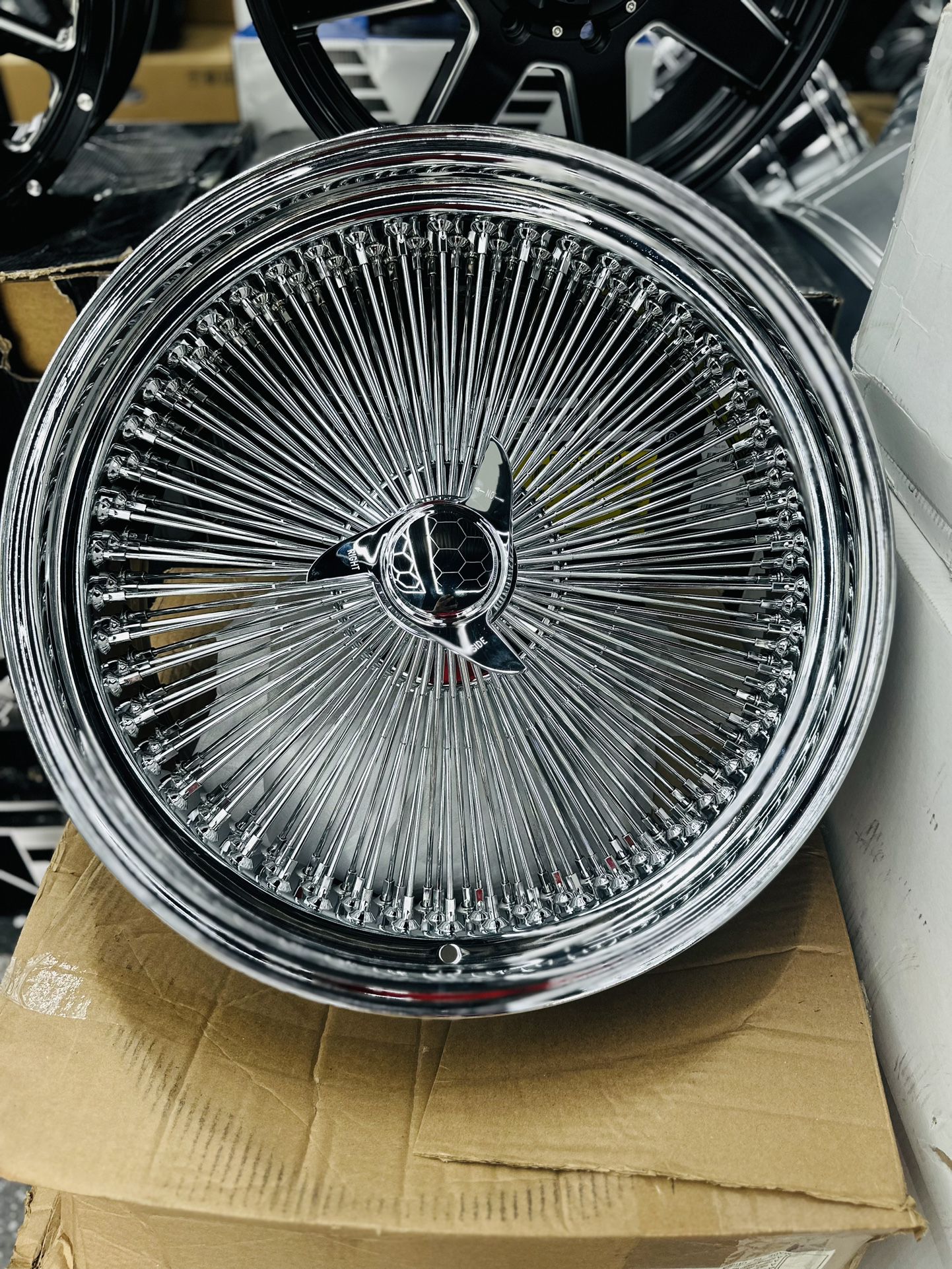 22” 150 Spokes With Tires We Finance No Credit Need 