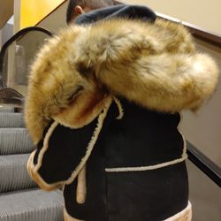 Boys Size 12-14 Faux Mink Coat 🧥 By Jordan Craig 