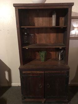 Rustic cabinet/shelves