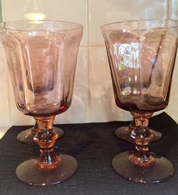 Four Vintage Lenox Goblets