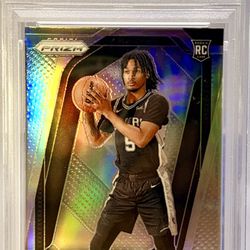 #234 Stephon Castle 2024 Panini Prizm - Silver Prizm PSA 9