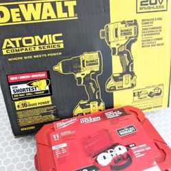 20V Max DeWalt ATOMIC Combo Kit + 11pcs HOLE DOZER 