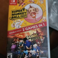 Super Monkey Ball And Sonic Forces 2 In 1 Nintendo Switch