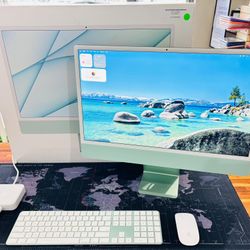 Apple iMac 24” PINK M1 2021 16GB RAM 1TB (4 Ports) IN BOX with Matching Keyboard and Mouse