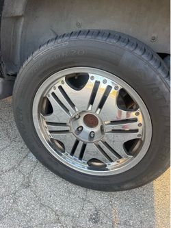 Rims and tires, 6 lug