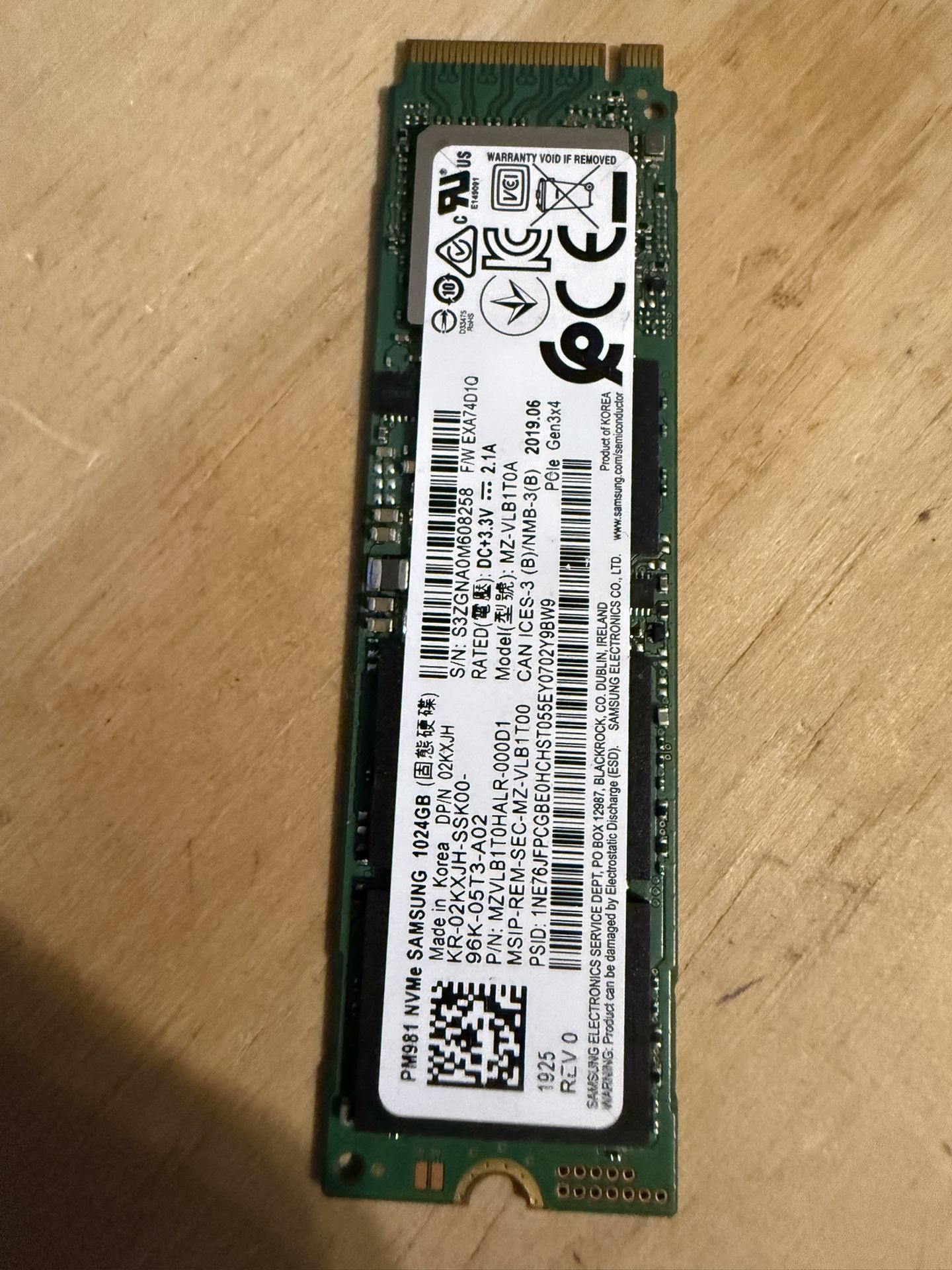 Samsung 1tb Nvme