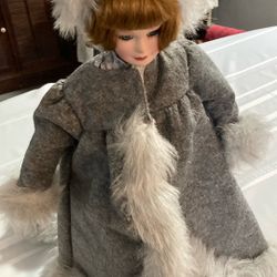 Porcelain vintage doll