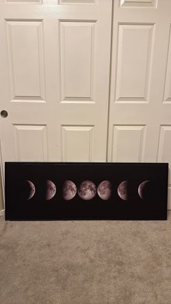 Stages of Moon Canvas