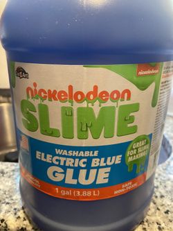 Nickelodeon electric blue glue for slime