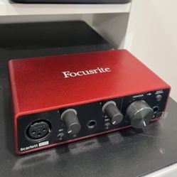 Focusrite Scarlett Solo 3rd Gen USB Audio Interface (Fully Working)