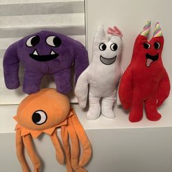 Rainbow Friends Garten Of Ban Ban Plush Toys Stuffed Animals Lot Set Of 4