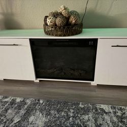 White Tv  Table 