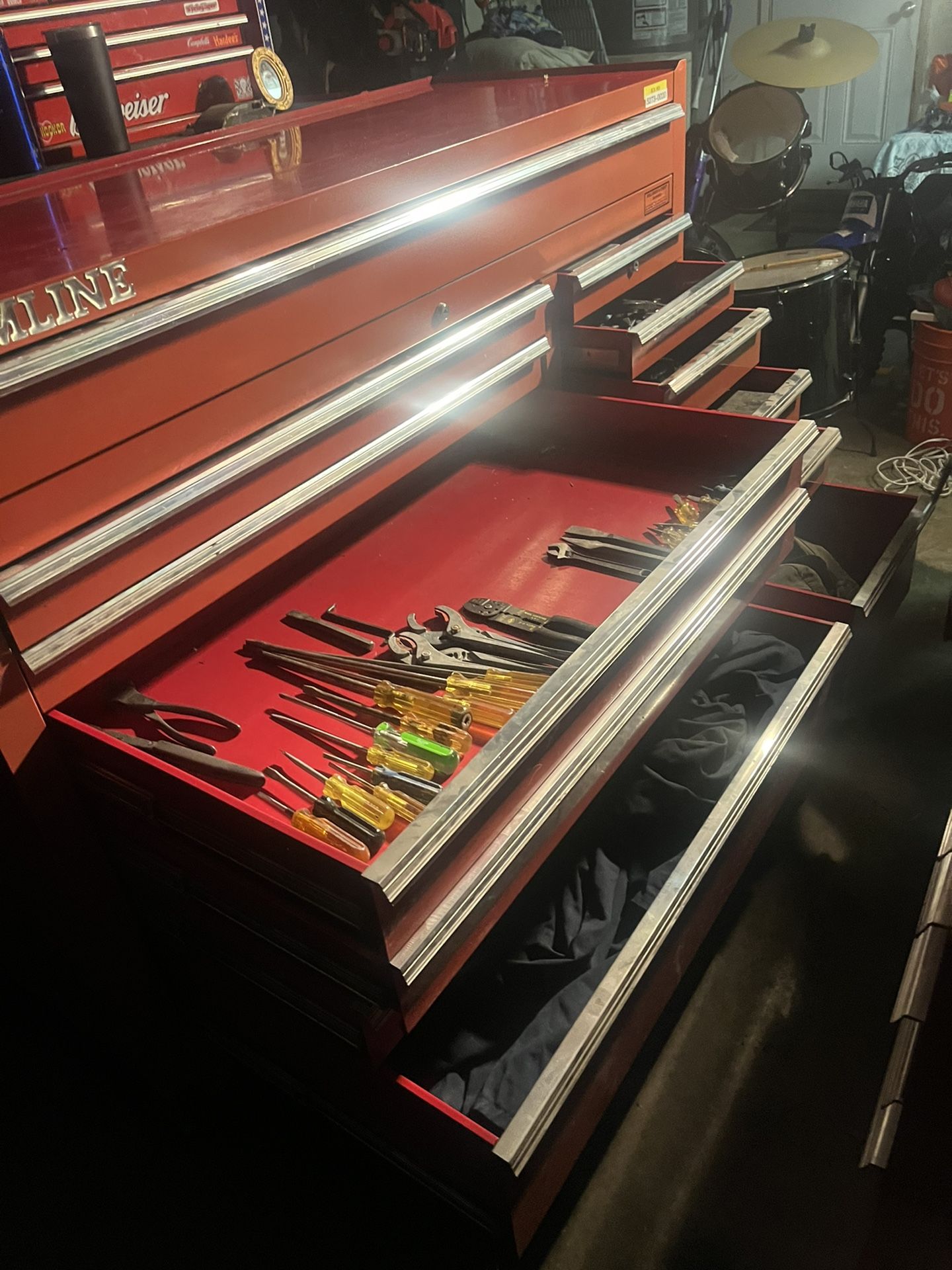 tool box and tools