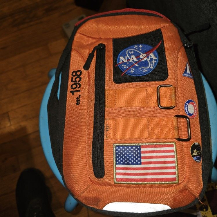 Authentic Nasa Astronats Multiple Pockets Sling Pack Or For Back Pack