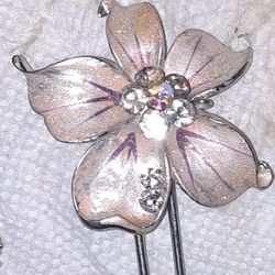 VINTAGE FLOWER HAIR PIN