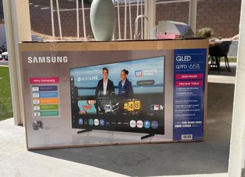 65q7 65” Samsung smart 4k Qled hdr tv