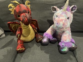 Unicorn And Dragon Stuffed Animal 