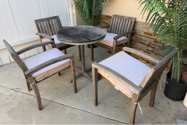 Patio teak set