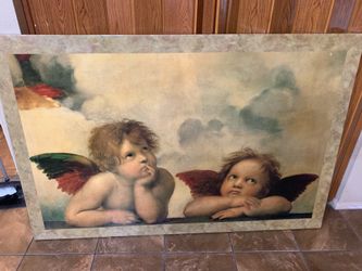 Angel picture frame