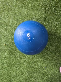 6 LB Blue Slam Ball Medicine Ball