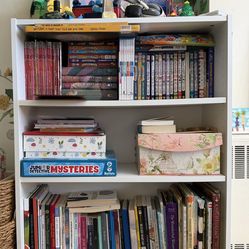 IKEA bookcase + gifting 2 cute storage boxes