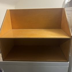 Wooden Tabletop Bookshelf 