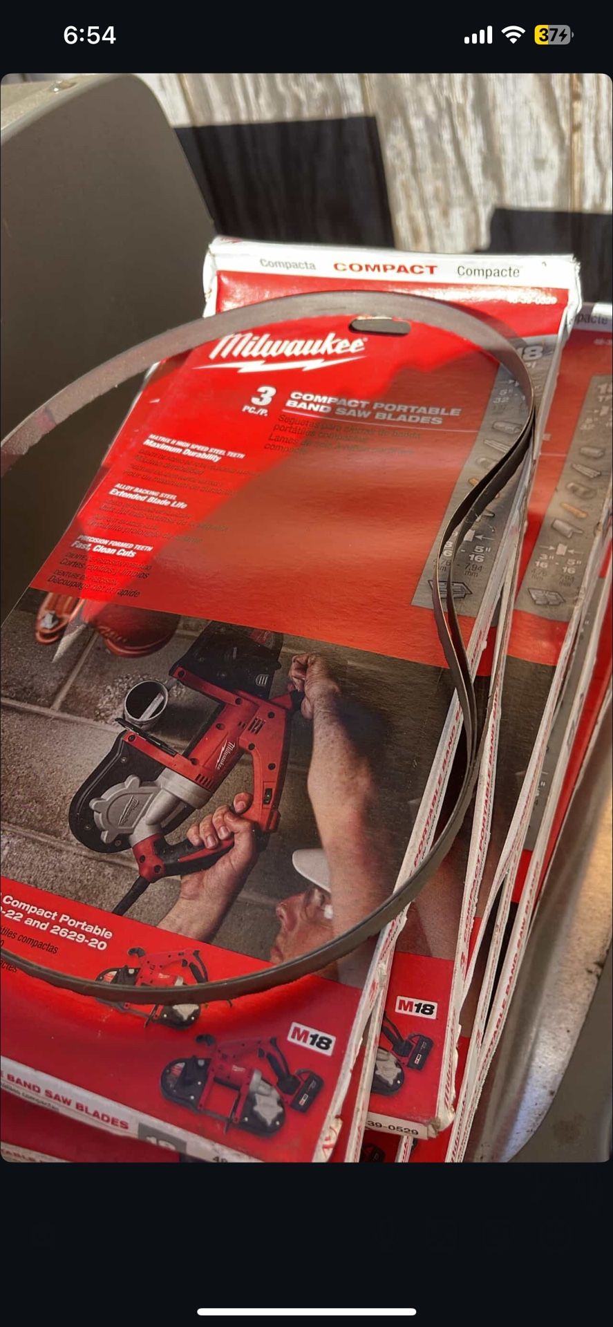 Milwaukee 48-39-0529 bandsaw blades, compact