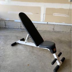 Hoist Adjustable FOLDING gym Weight Bench