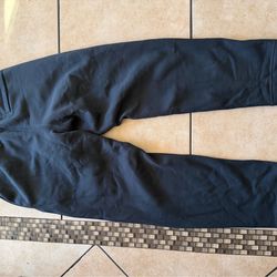 New Black Nike open hem sweatpants (size medium)