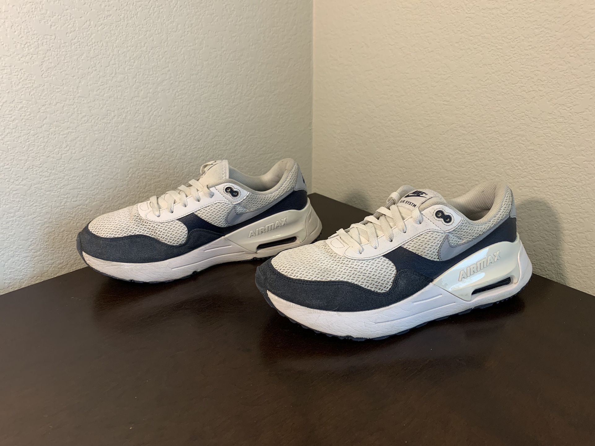 Nike Air Max SYSTM Shoes DM9537-102 Navy Blue Grey White Sneakers Men’s Size 10