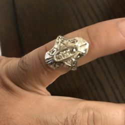 18k gold and diamond antique Ring