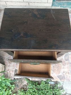 Small wooden drawers
