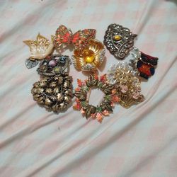 Different Brooches 