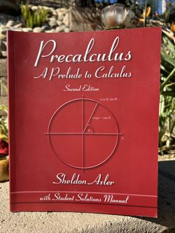 Precalculus 2nd Edition Sheldon Axler