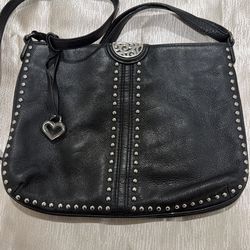 vintage Brighton leather shoulder/crossbody bag,