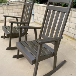Solid Wood Amish Rocking Chairs 