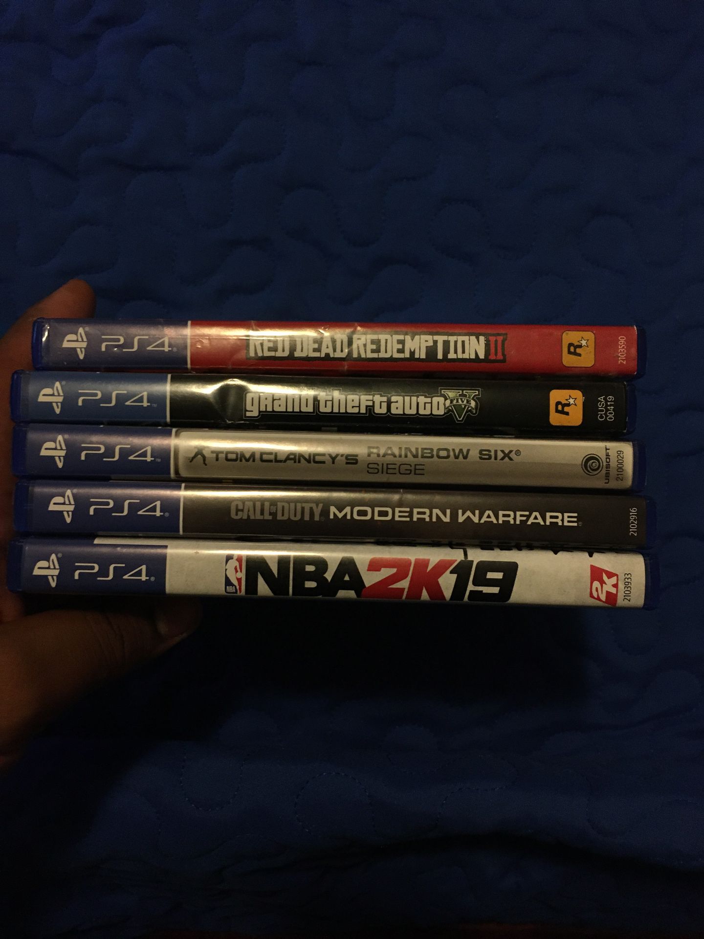 Ps4 games ($25 per game)($100 for all 5)
