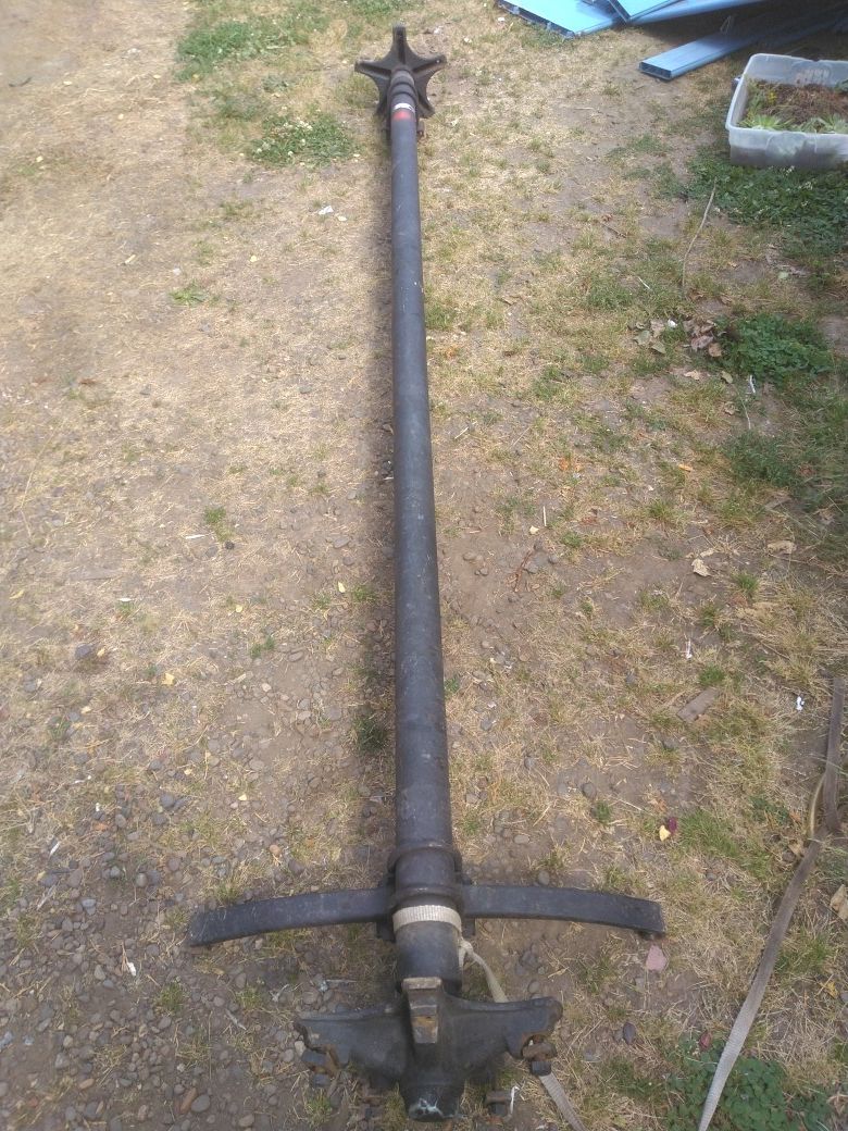 Single Mobile Home Axle