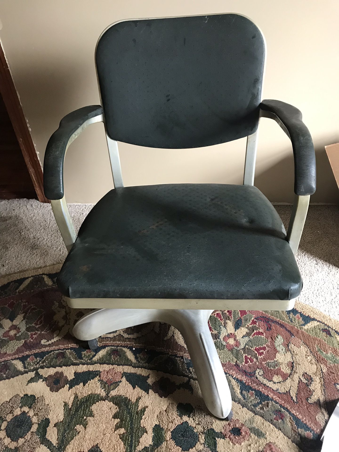 Vintage Art Metal Office Chair